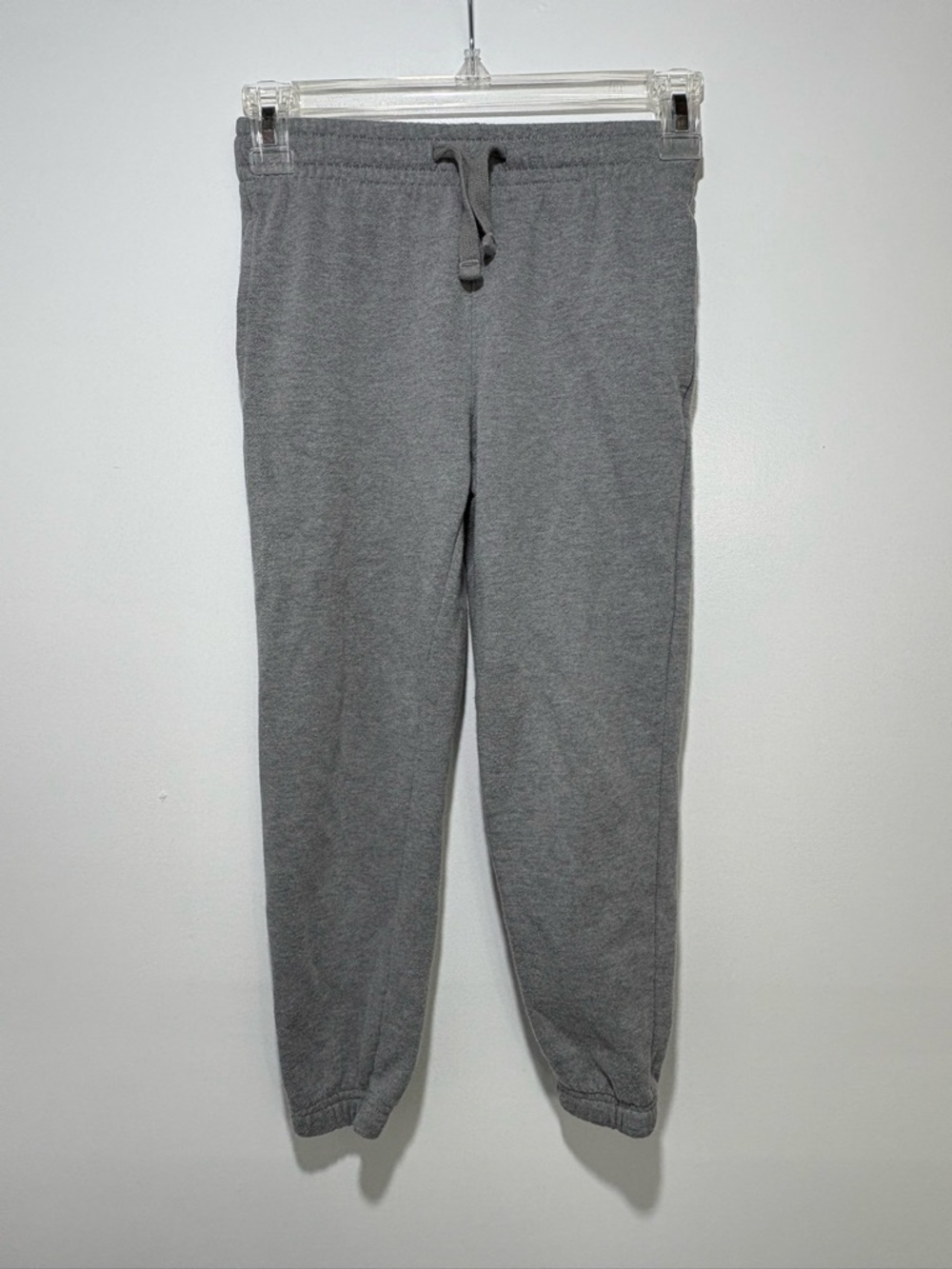 Athletic Works Grey Kids Sweatpants - Heather Drawstring Joggers